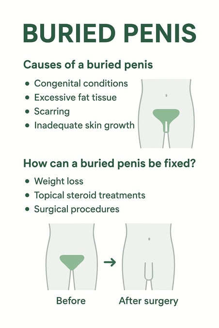 buried penis diagram
